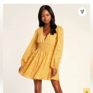 NEW with tags! Lulu’s Yellow Dress